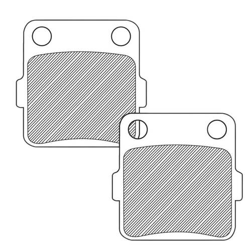 Renthal Husqvarna RC-1 Works Rear Dirt Brake Pads CR 360 1992-1994