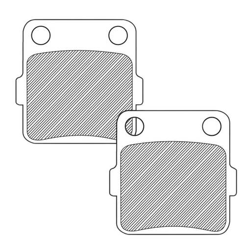 Renthal Yamaha RC-1 Works Rear ATV Brake Pads YFZ 350 1987-1988