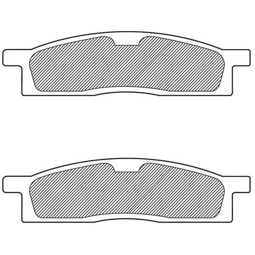 Renthal Yamaha RC-1 Works Front Dirt Brake Pads TT-R 125 2000-2001