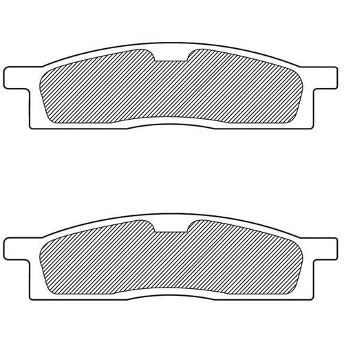 Renthal Yamaha RC-1 Works Rear Dirt Brake Pads YZ 65 2018-2023