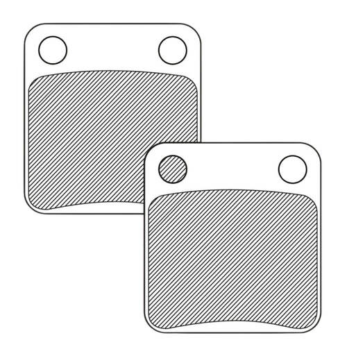 Renthal Kawasaki RC-1 Works Rear Dirt Brake Pads KLX 230 RS 2023