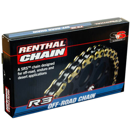 Renthal Honda R3-3 520 110L Off Road SRS Ring Chain XR 250 R 1996-2005