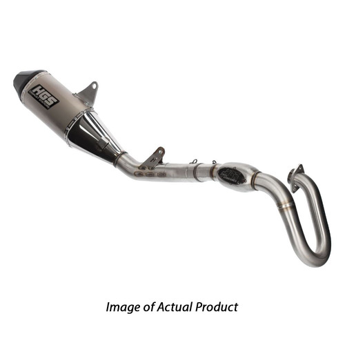 HGS Honda Complete Stainless Steel Carbon Exhaust System - CRF 250 2022-2024