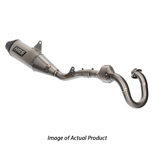 HGS Honda Complete Titanium Carbon Exhaust System - CRF 450 2021-2024