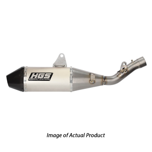 HGS Honda 4 Stroke Titanium Carbon Silencer - CRF 450 2021-2024 (Fits Only on HGS Headpipe)