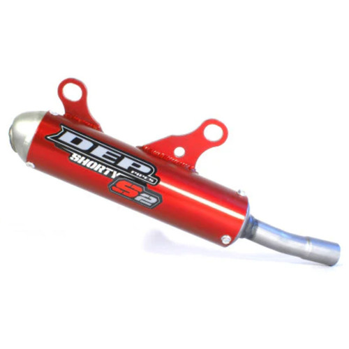 DEP Pipes Beta Red 2 Stroke Shorty Silencer - 125 2018