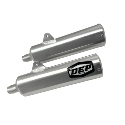 DEP Pipes Suzuki 2 Stroke Sports Road Silencer - RG 250 MK3 (Pair)