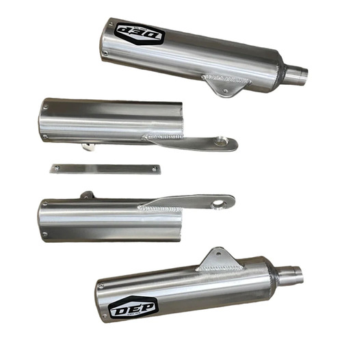 DEP Pipes Suzuki 2 Stroke Sports Road Silencer - RG 500 (Set of 4)