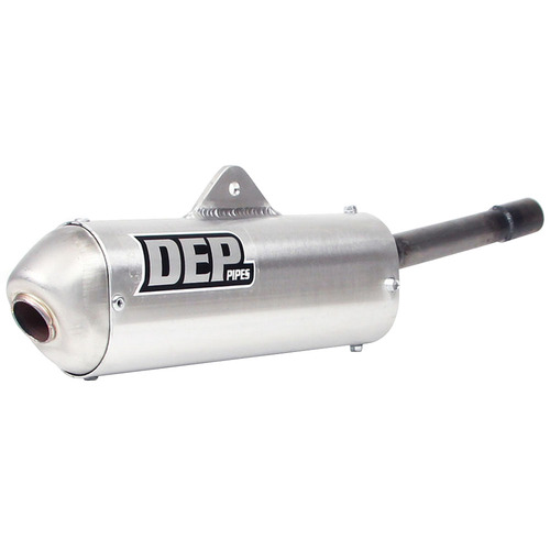 DEP Pipes KTM Silver 2 Stroke MX Silencer - 125 SX 1987-1990