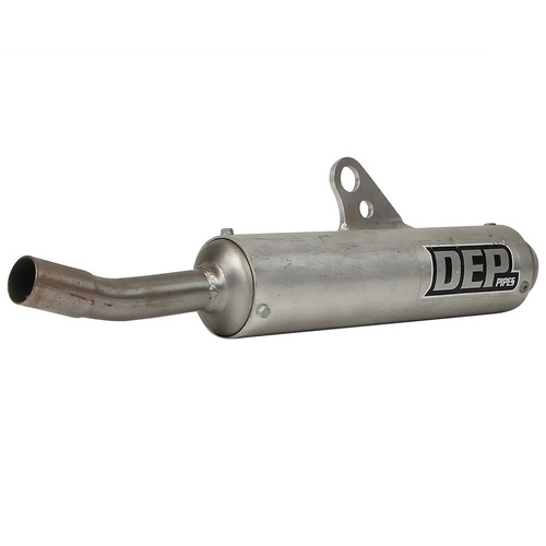 DEP Pipes KTM Silver 2 Stroke MX Silencer - 125 SX 2000-2003