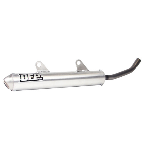 DEP Pipes Husqvarna Silver 2 Stroke Enduro Silencer - TE 125 2015-2016