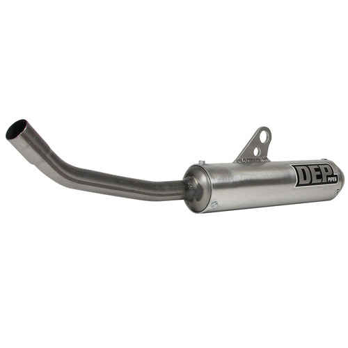 DEP Pipes Husqvarna Silver 2 Stroke Shorty Silencer - TC 125 2014-2015