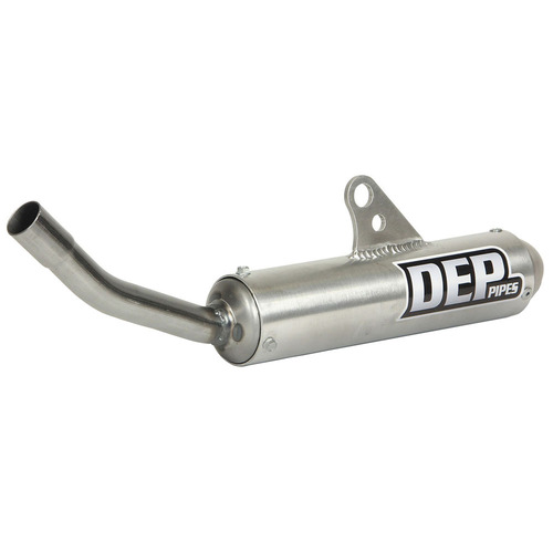 DEP Pipes Husqvarna Silver 2 Stroke Shorty Silencer - TC 125 2016-2018 (Must Use DEP Chamber)