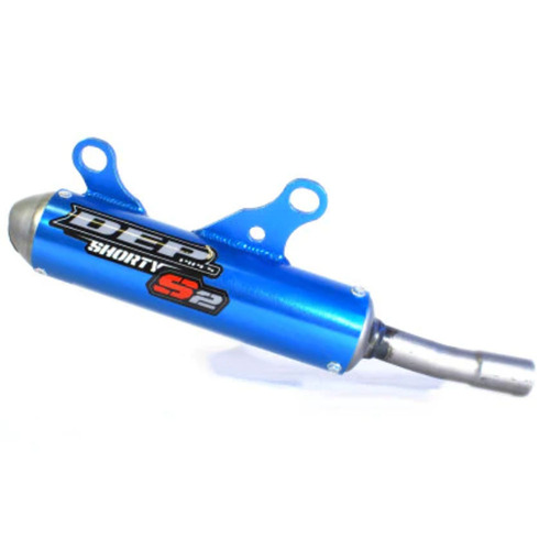 DEP Pipes Husqvarna Blue 2 Stroke Shorty Silencer - TC 125 2019-2022 (Must Use DEP Chamber)