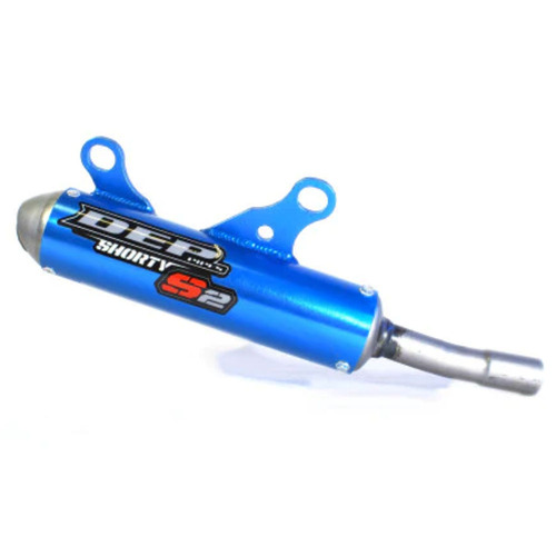 DEP Pipes KTM Blue 2 Stroke MX Silencer - 125 SX 2023-On (Must Use DEP Chamber)