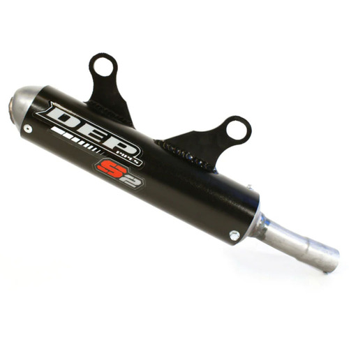 DEP Pipes KTM Black 2 Stroke MX Silencer - 125 SX 2023-On (Must Use DEP Chamber)