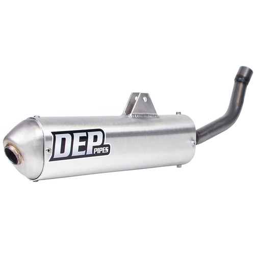 DEP Pipes KTM Silver 2 Stroke MX Silencer - 250 SX 1990-1993