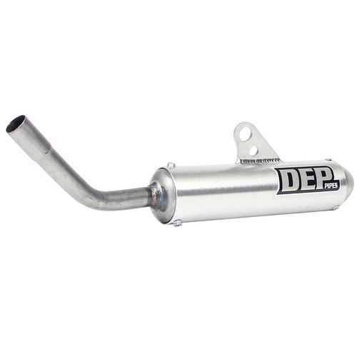 DEP Pipes KTM Silver 2 Stroke MX Silencer - 65 SX 2000-2001