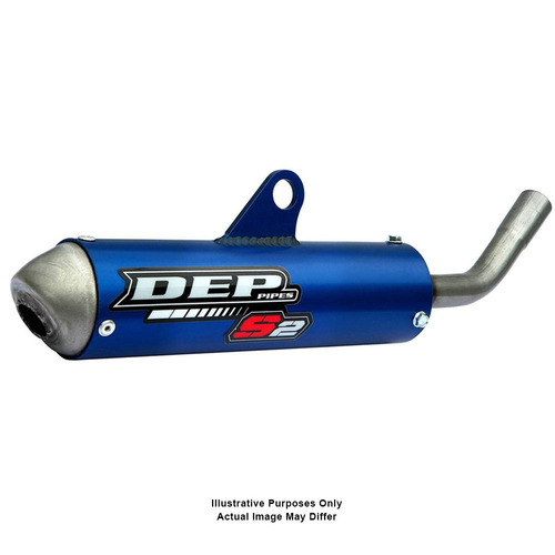 DEP Pipes Husqvarna Blue 2 Stroke MX Silencer - TC 65 2024