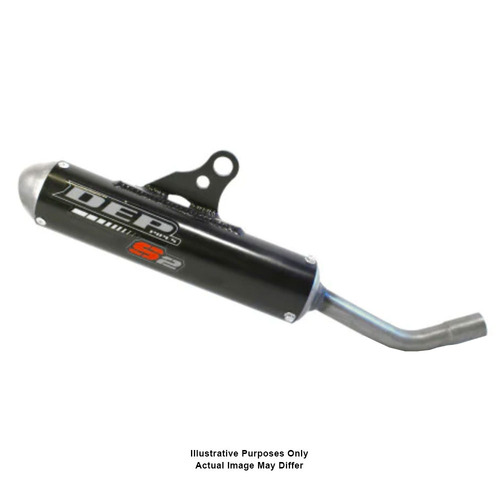 DEP Pipes Husqvarna Black 2 Stroke MX Silencer - TC 65 2024