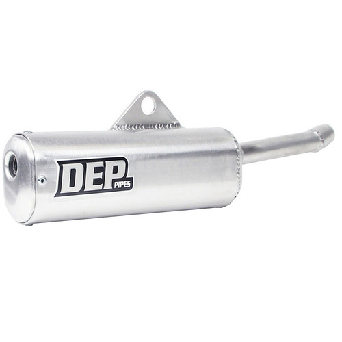 DEP Pipes Yamaha Silver 2 Stroke MX Silencer - YZ 125 1982-1983