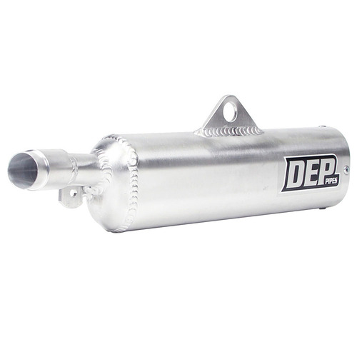 DEP Pipes Yamaha Silver 2 Stroke MX Silencer - YZ 125 1984-1985