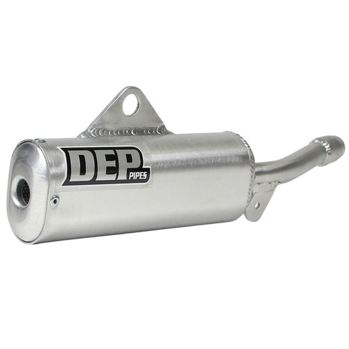 DEP Pipes Yamaha Silver 2 Stroke MX Silencer - YZ 125 1987