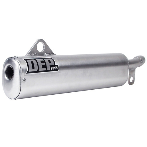 DEP Pipes Yamaha Silver 2 Stroke MX Silencer - YZ 125 1991-1992