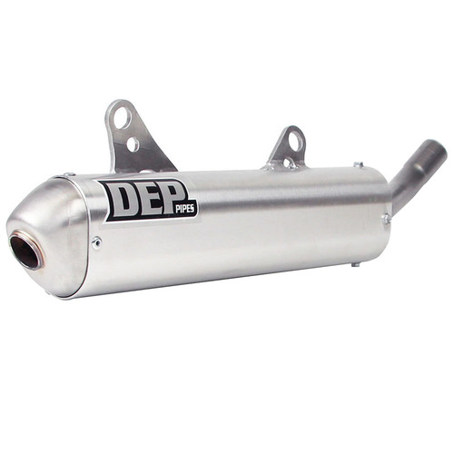 DEP Pipes Yamaha Silver 2 Stroke MX Silencer - YZ 125 2002-2022