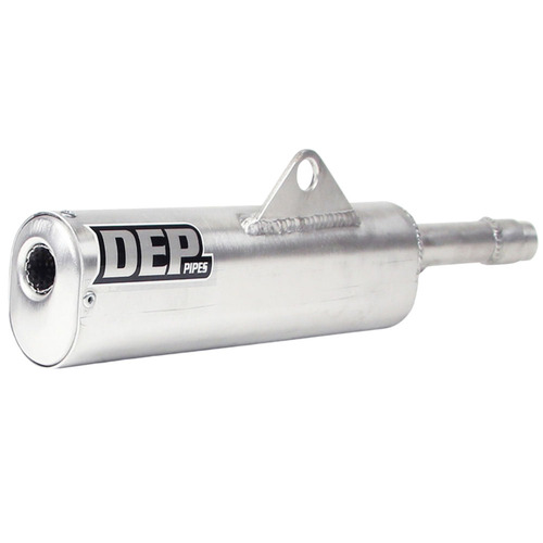 DEP Pipes Yamaha Silver 2 Stroke MX Silencer - YZ 250 1982