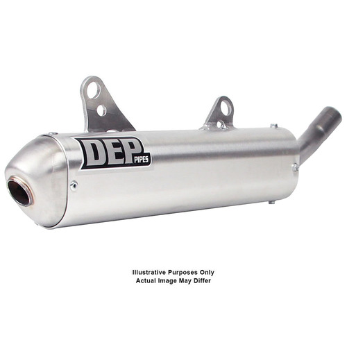 DEP Pipes Yamaha Silver 2 Stroke MX Silencer - YZ 250 1984-1985