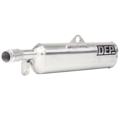 DEP Pipes Yamaha Silver 2 Stroke MX Silencer - YZ 250 1986-1987