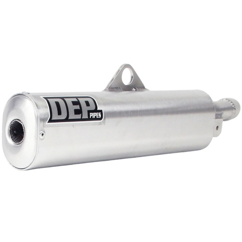 DEP Pipes Yamaha Silver 2 Stroke MX Silencer - YZ 250 1989