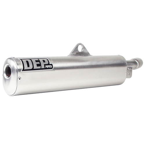 DEP Pipes Yamaha Silver 2 Stroke MX Silencer - YZ 250 1990