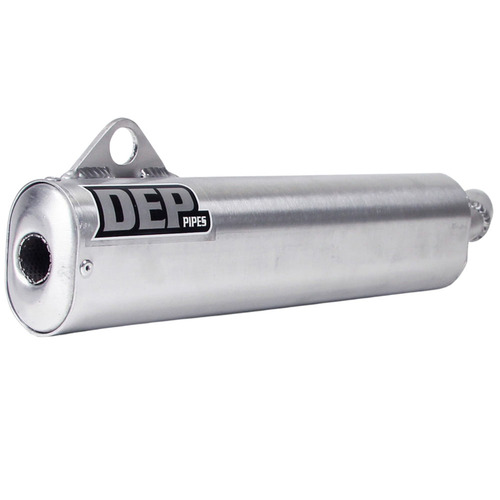 DEP Pipes Yamaha Silver 2 Stroke MX Silencer - YZ 250 1991-1992