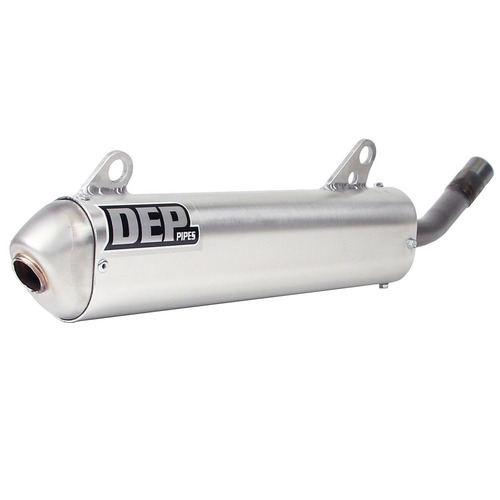 DEP Pipes Yamaha Silver 2 Stroke MX Silencer - YZ 250 1993-1995