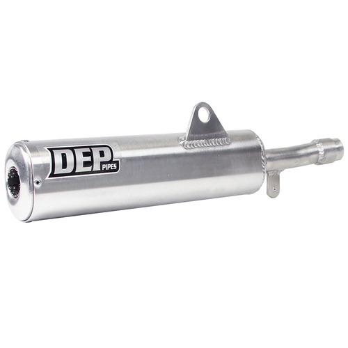 DEP Pipes Yamaha Silver 2 Stroke MX Silencer - YZ 465 1981