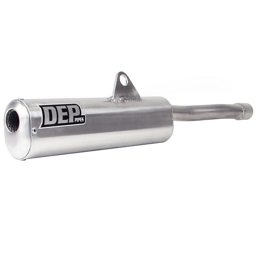 DEP Pipes Yamaha Silver 2 Stroke MX Silencer - YZ 490 1982