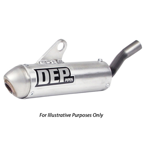 DEP Pipes Yamaha Silver 2 Stroke MX Silencer - YZ 65 2019-On