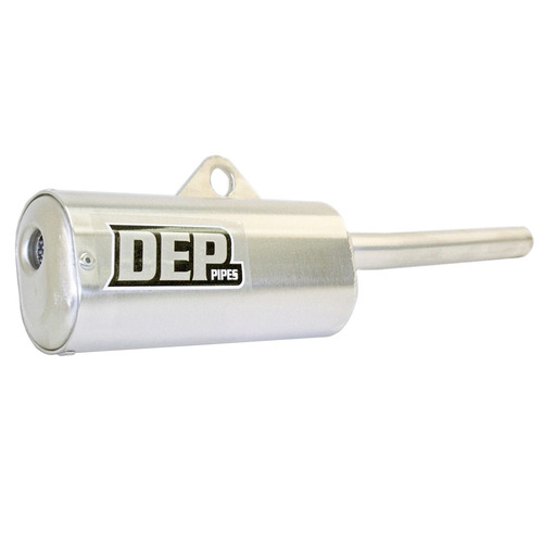 DEP Pipes Yamaha Silver 2 Stroke MX Silencer - YZ 80 1984