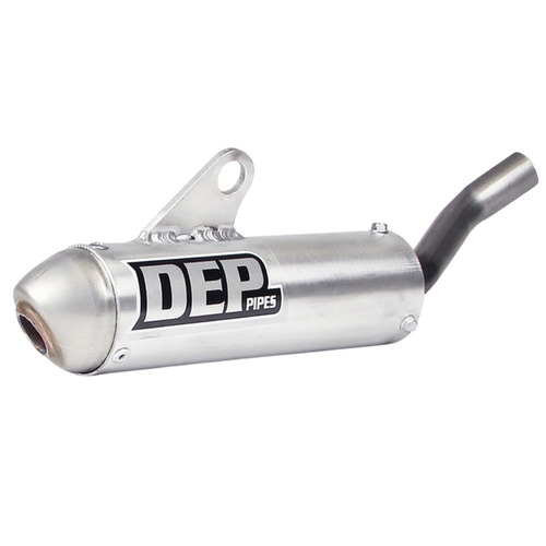 DEP Pipes Yamaha Silver 2 Stroke MX Silencer - YZ 80 1993-2018