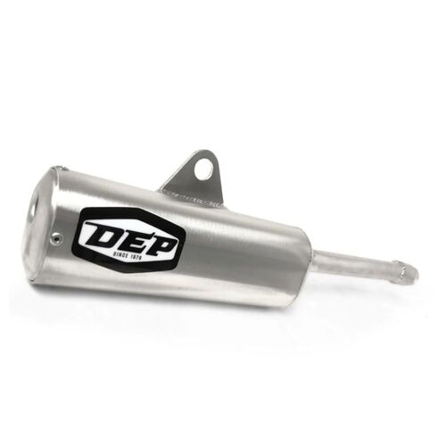 DEP Pipes Yamaha Silver 2 Stroke Trail Silencer - DT 50/80