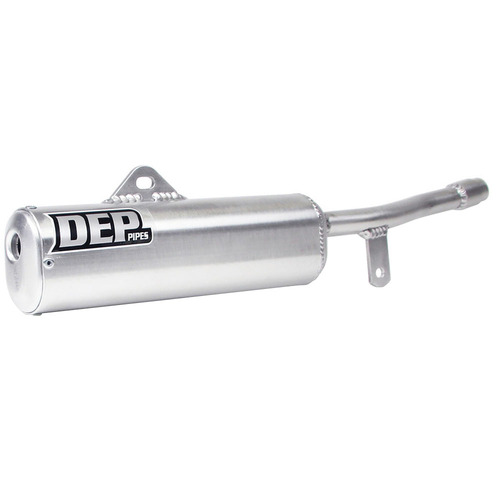 DEP Pipes Yamaha Silver 2 Stroke Trail Silencer - DT 125 R 1988