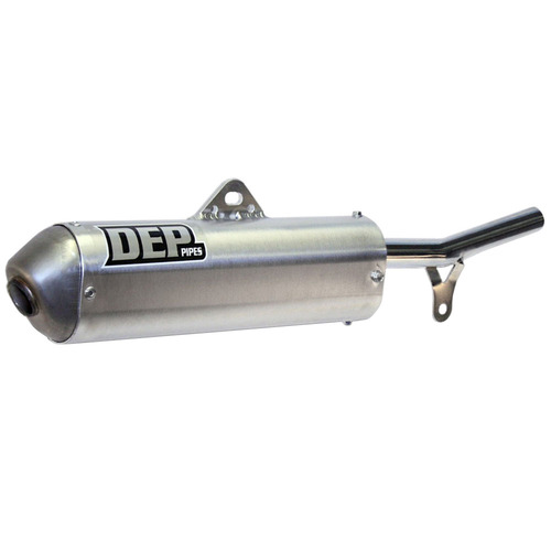 DEP Pipes Yamaha Silver 2 Stroke Trail Silencer - DT 125 R 1989-2003