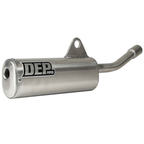 DEP Pipes Yamaha Silver 2 Stroke Trail Silencer - DT 125 MX