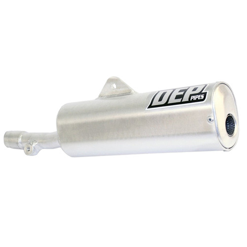 DEP Pipes Yamaha Silver 2 Stroke Trail Silencer - TY 250 MONO R