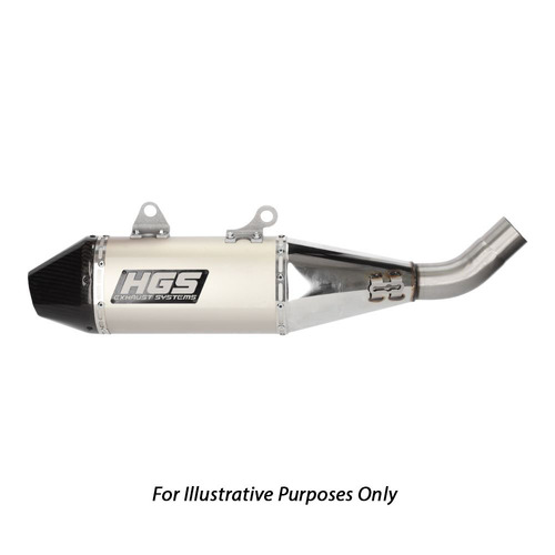 HGS Gas Gas 4 Stroke Stainless Steel Carbon Silencer MC 350 F 2024 (Fits Only on HGS Headpipe)