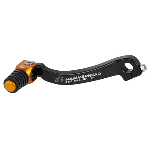 Hammerhead Honda Orange Gear Lever With Customisable Rubber Tip CRF 150 R 2007-2022 +0mm (boot size 8-9)