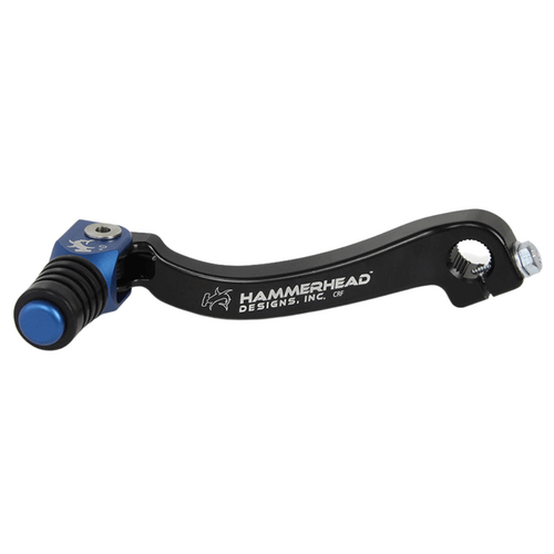 Hammerhead Honda Blue Gear Lever With Customisable Rubber Tip CR 125 1987-2007 +0mm (boot size 8-9)