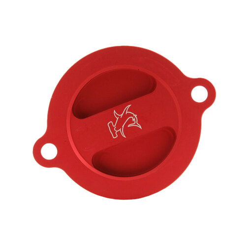 Hammerhead Kawasaki Red Oil Filter Cover KX 250 X 2021-2022